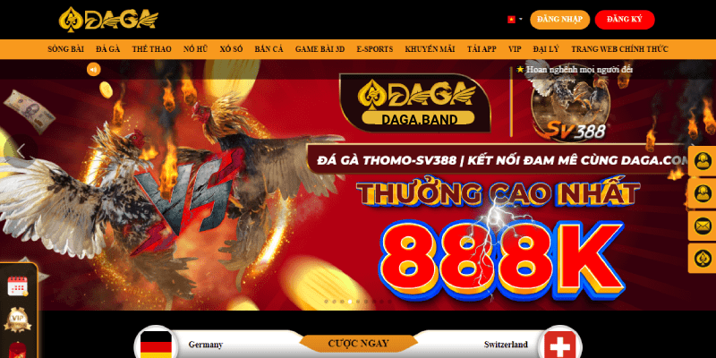 Trang Chủ Giao diện website được thiết kế rất sang trọng và bắt mắt