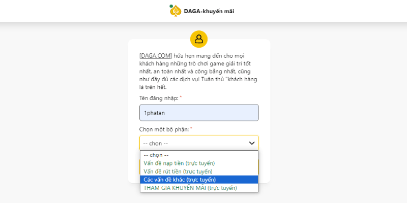 Đăng nhập Daga - Hướng dẫn chi tiết và câu hỏi thường gặp Chỉ cần liên hệ CSKH, bạn có thể lấy lại mật khẩu và tài khoản nhanh chóng