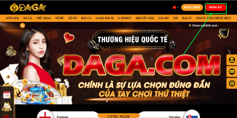Đăng ký Daga - Trở thành hội viên chỉ trong 5 phút Để đăng ký tài khoản tại Daga cần đáp ứng các điều kiện khác nhau